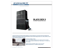 Tablet Screenshot of courtacoustics.net
